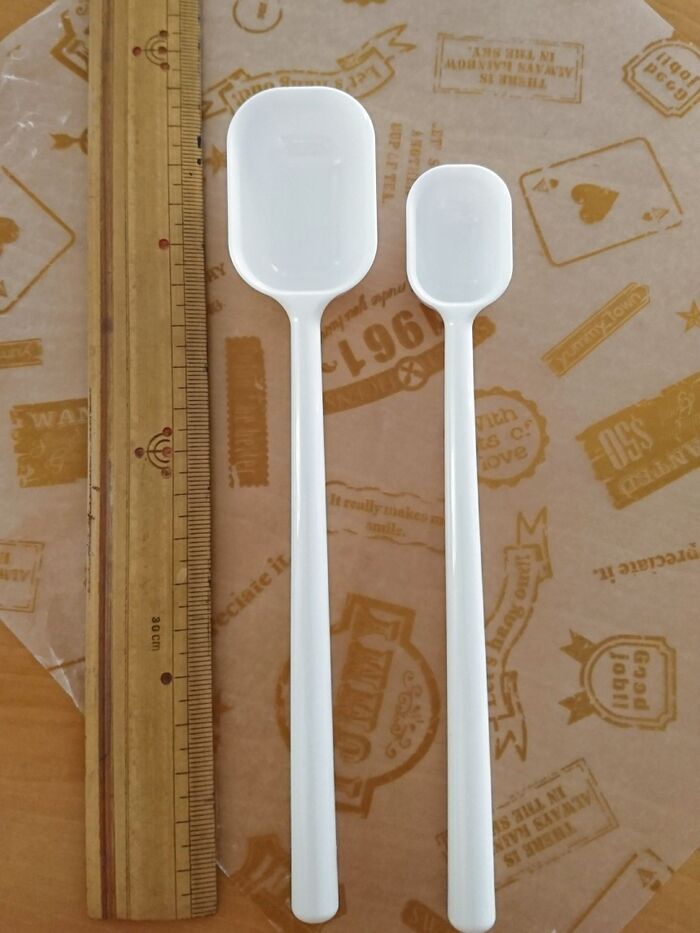 深い瓶に最適!計量スプーン