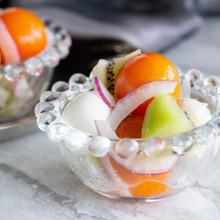 ハロウィントマトとモッツァレラとキウイのサラダ