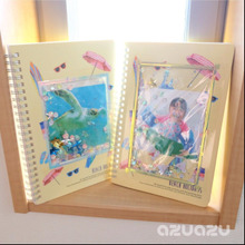 思い出の写真を入れて、シャカシャカノートを飾ろう♪