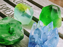 ダイソーのグリセリンソープで宝石石鹸作り