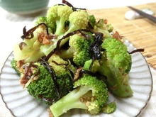 味見で完食しかけました♪ ブロッコリーのおかか塩昆布和え