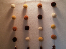 玄関の飾り(秋から冬へ)