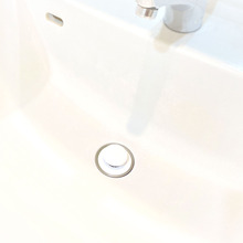 見せないバージョン!洗面台の排水口のごみ受けを取り換えて掃除を楽に