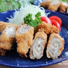 薄切り肉でもボリューム♪チーズロールカツ