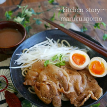レンジで2分♪やわらか~焼かない焼き豚が便利!つけ麺&チャーシュー丼