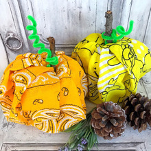 3分で作れる♪可愛いカボチャの飾り