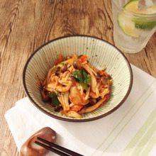 材料4つ★シソとしめじのキムチ和え