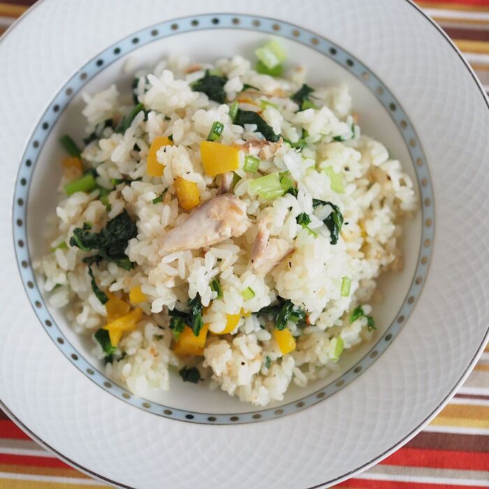 オイル煮のアレンジ:ピラフ