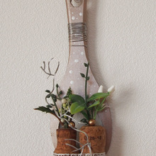 「木しゃもじ」で作る。。。「壁掛け」パートⅡ