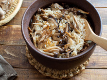 きのこの炊き込みご飯。秋の味覚♪きのこの香りが最高!