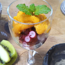 ♡日本酒のおつまみ(お刺身)♡器を変えると…