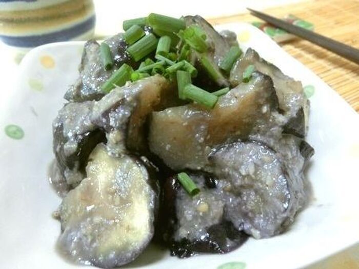 簡単、失敗知らず♪ レンジで一発☆ なすのごま味噌煮