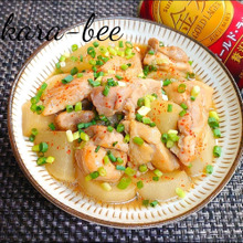 汁まで旨い♪レンジで時短!鶏大根のほっこり煮