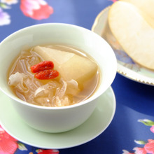 【くらし薬膳】乾燥に負けない!潤いレシピ★梨と白木耳のシロップ煮~秋の薬膳