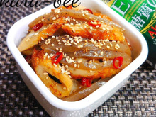 節約50円レシピ♪こんにゃくとちくわの甘辛シャンタンきんぴら