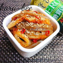 節約50円レシピ♪こんにゃくとちくわの甘辛シャンタンきんぴら