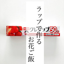 型抜きなくても大丈夫!ラップ★で作る🌸可愛いお花ご飯