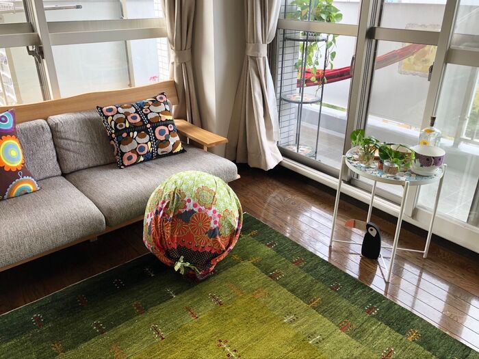 人気のフロアクッション!家にある物で簡単♪出来ちゃった♪