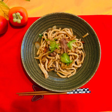 オイスターソースで焼うどん