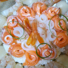 ♡白 バルサミコ酢の酢飯の寿司ケーキ♡お砂糖不使用