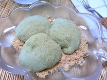 刺身こんにゃくと豆腐で簡単☆ ヘルシーわらびもち