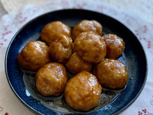 レンジで作るれんこん入りふんわり鶏団子