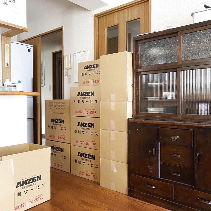 ダンボール荷造り