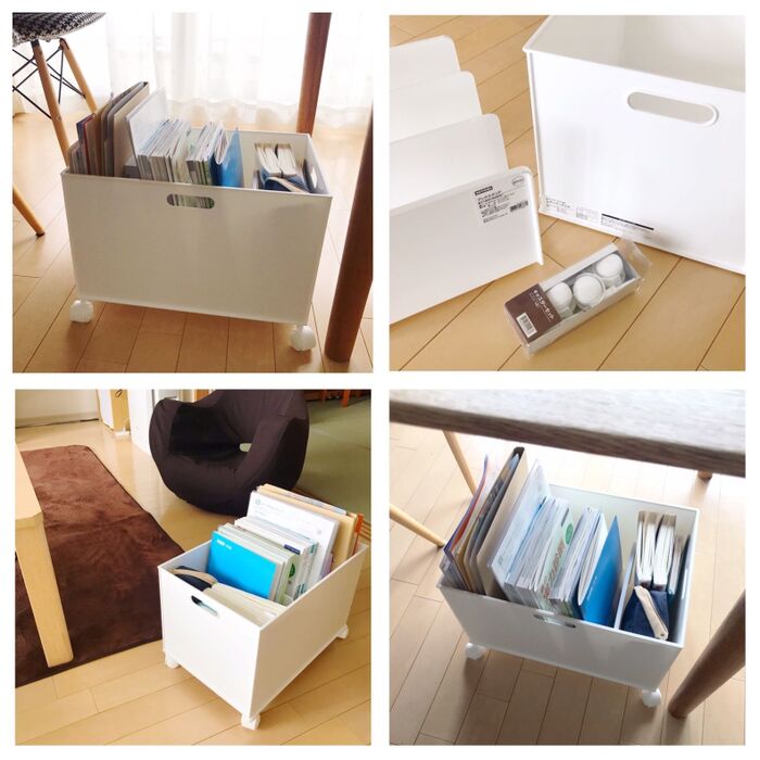 ニトリのNインボックスを学習道具移動ボックスに!