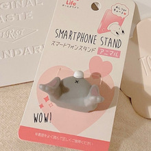 【セリア】可愛すぎて一目惚れ♡セリアのアニマルスマホスタンド。