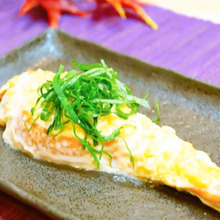 トースターで簡単♡鮭の醤油マヨ焼き♪