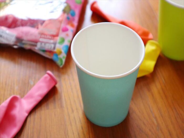 紙コップ鉄砲の作り方