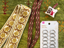 ダイソーのDカンで1分手芸☆お気に入り小物できちゃった♪