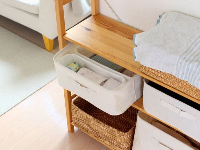 100円グッズで完成!子どもが自分で準備&片付けできる通園グッズ小物収納♪