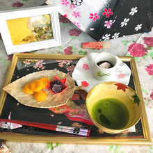 100均活用いたしました。秋のティータイムにいかがですか?