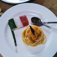 ♡イタリア国旗寿司&ペペロンチーノ♡和洋折衷ランチ