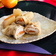 鶏胸肉の信田巻き