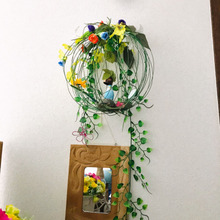 ワイヤーアート 自宅で眠っいていたワイヤーをアレンジしました