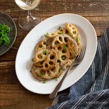 れんこんのチーズソテー。簡単!秋のおつまみ&副菜♪