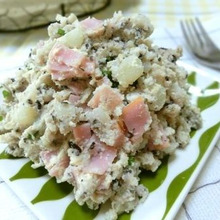 これは梅~♪ おから入り和風ポテトサラダ