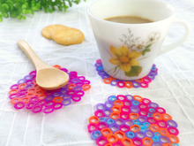 ストローで作る♪可愛いコースター