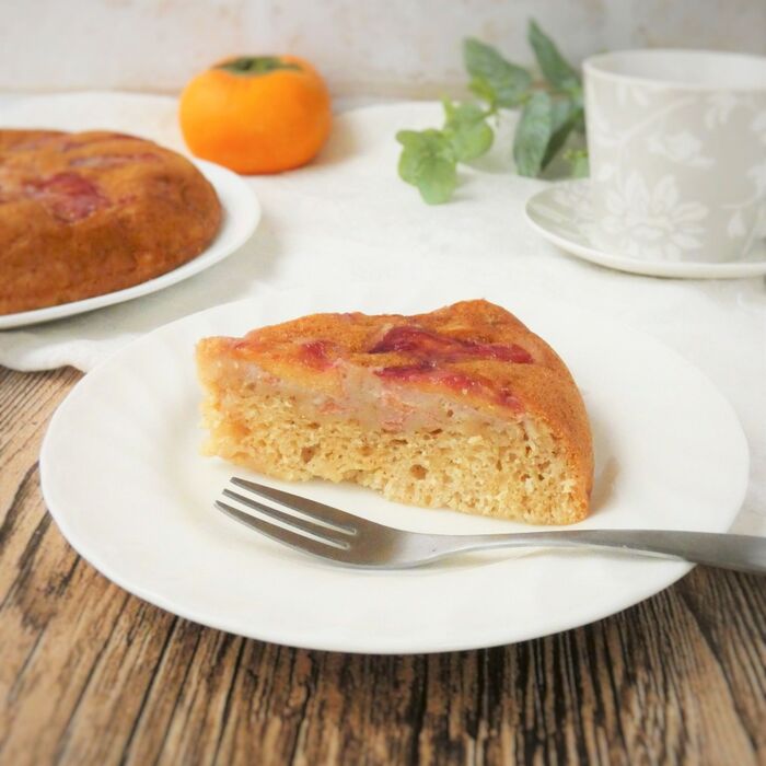 炊飯器で簡単★柿ケーキ
