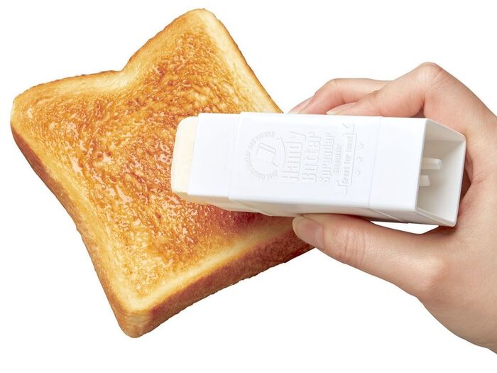 スティックタイプのバターケースなら直塗りできて、使いやすい!