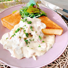 新感覚♡とろけるホワイトチーズトースト♪