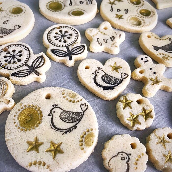 【親子工作】素朴かわいい♪ 手作りクリスマスオーナメント