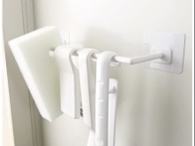 セリアで一新!お風呂掃除グッズはフック付きに!