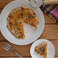 カリカリ!シャキシャキ! れんこんと鮭のガレット