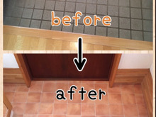 【築27年】リーズナブルで見違える♪玄関セルフリフォーム編