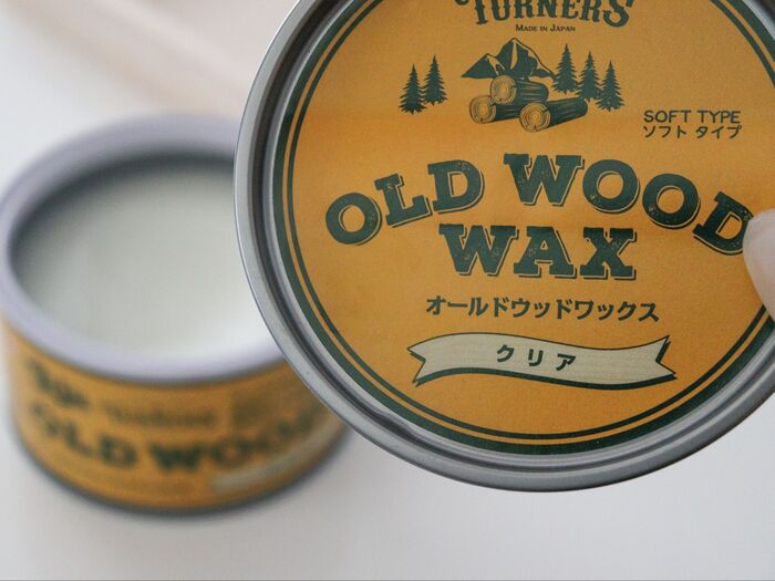 さりげなく木目をきれいに