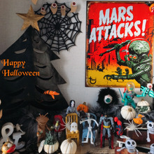 持ってるものを活かして作る!今年は密なハロウィン→クリスマスディスプレイ