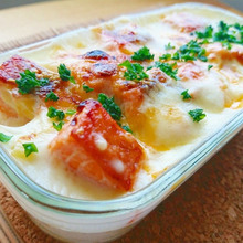 骨抜き不要!子供がパクパク食べる鮭のマカロニグラタンレシピ